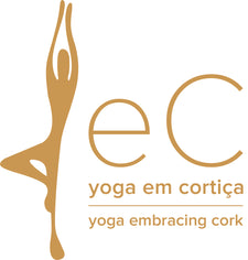 Yoga embracing cork logo